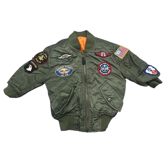 Norman Dragon 2T patch bomber jacket - Picture 2 of 9